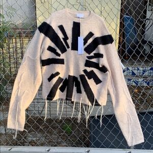 REMIL NWT Distressed Mohair Sweater Size XL